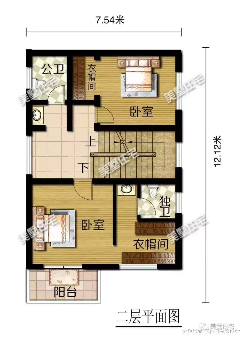 占地79平三层农村别墅，重新定义空间，小面积实现大惊喜