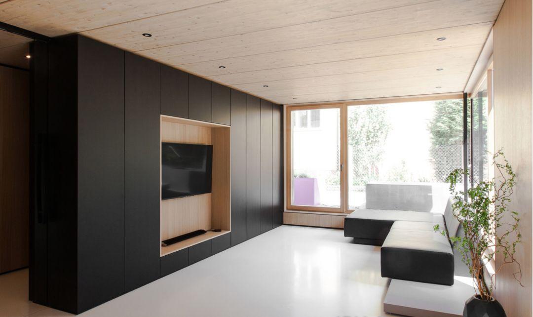 別再去買電視柜了，現在大家都喜歡把電視背景墻這樣設計