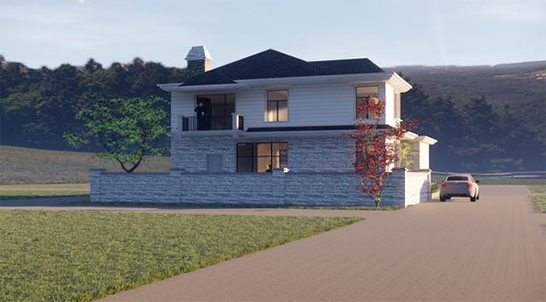 忍不住曬一款二層別墅，唯美夢幻，精致的如同藝術品，建在村里地位明顯提高了