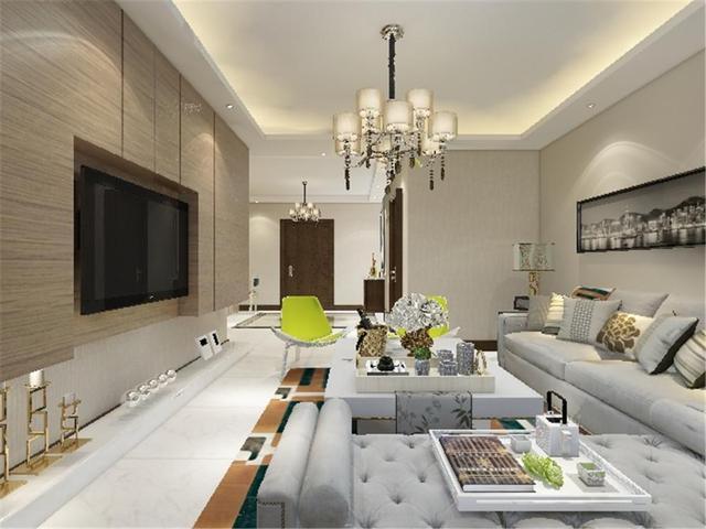 邻居家90平二居室新房装修才用了6万, 房子这么漂亮让人眼红