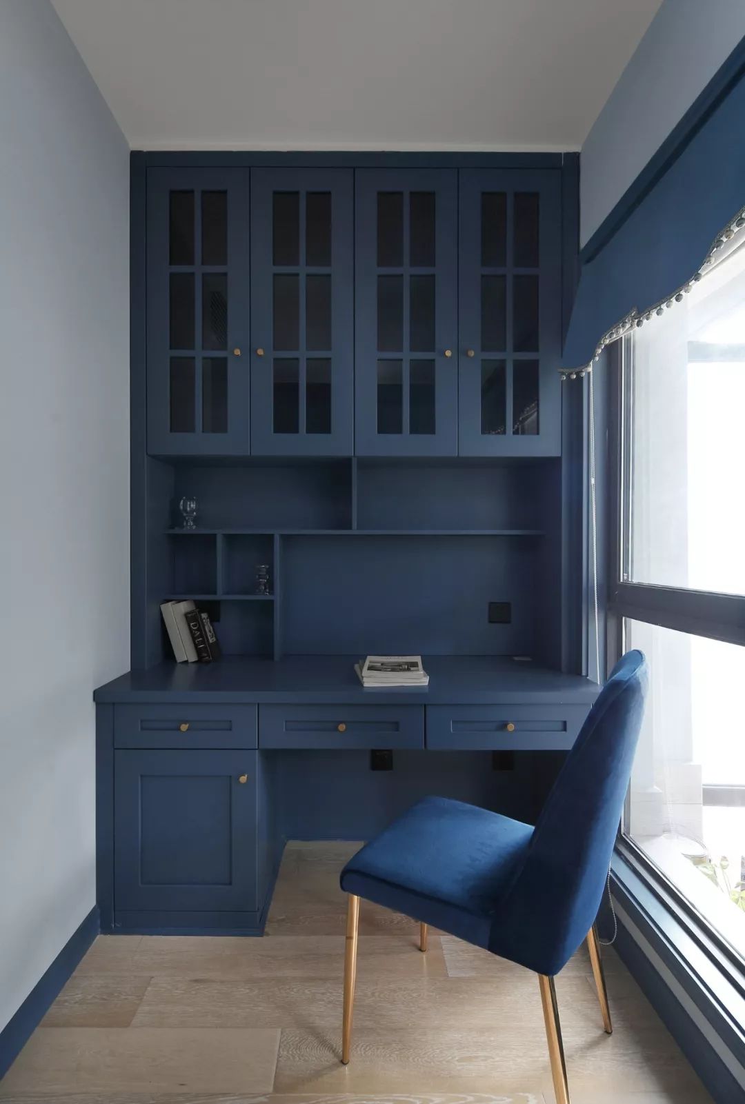 178㎡现代混搭，安静优雅蓝色调，舒缓华丽的气质