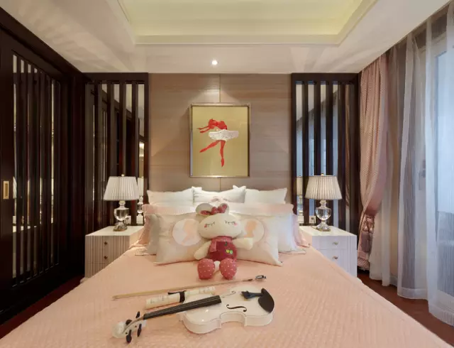 125㎡现代中式，男主稳重，女主清新！