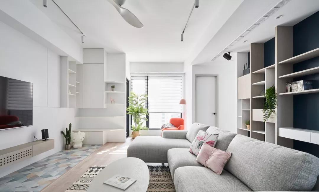 火爆朋友圈的北欧装修，87㎡三房改两房，人人都夸好高档！