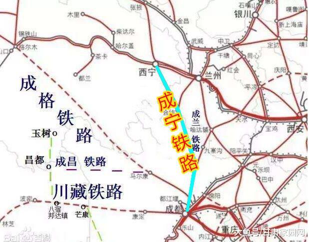 这条铁路建好后，西宁到成都仅需5小时，甘肃段选址已公示