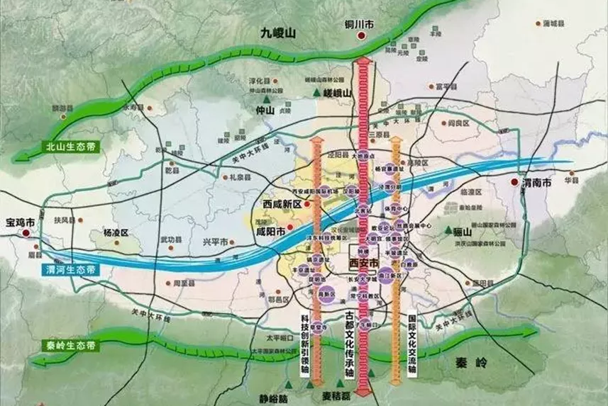 市场聚焦 | 一条大西安新中轴，撬动区域价值裂变！