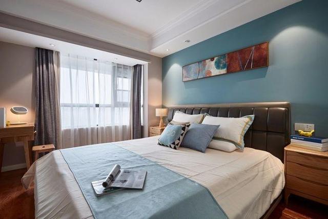 101㎡现代美式三居室，收纳功能强大，最喜欢儿童房的组合家具