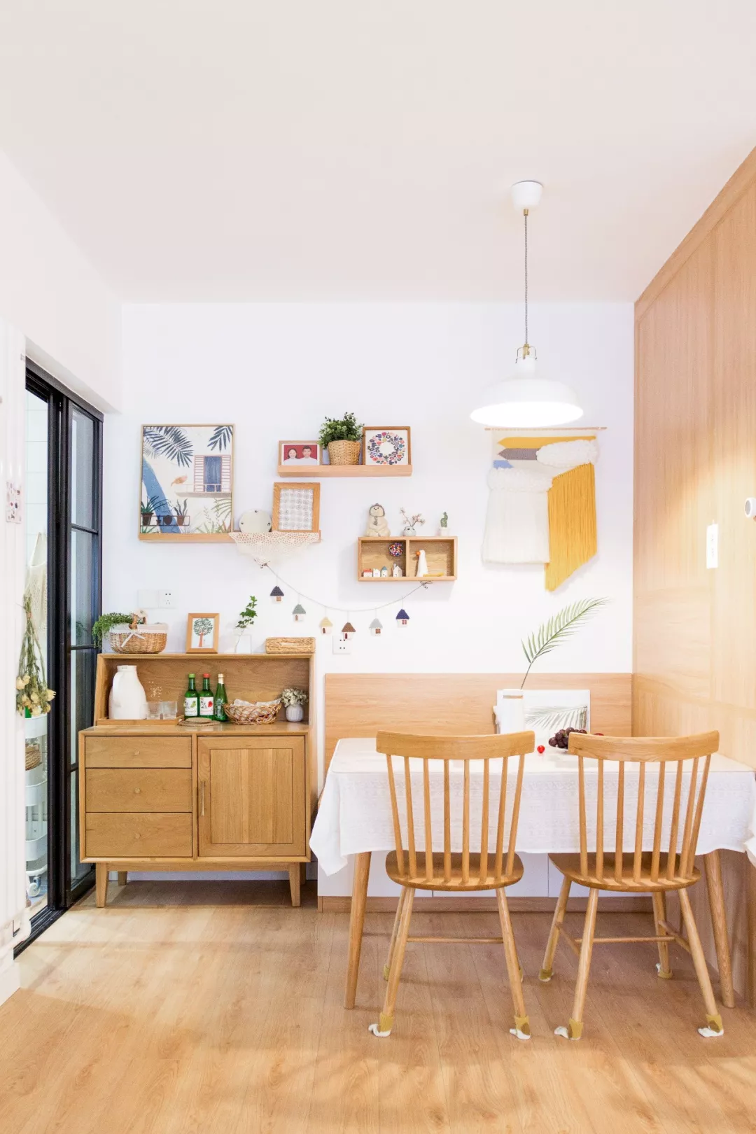 138平的日式风三居室，在简洁当中透露出温馨感