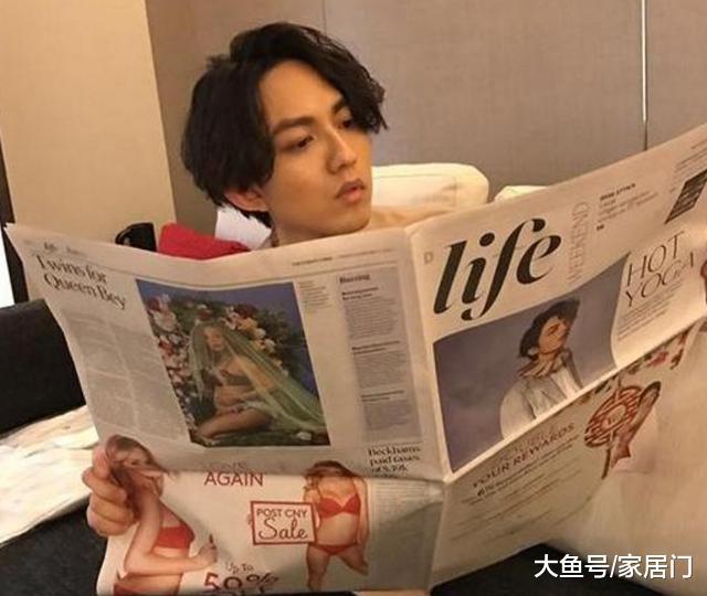 林宥嘉曬出自己的豪宅，裝修生活很美式風，在家都是看英文報紙