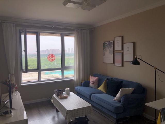 40平的一居室，全包含家电花了7万，夫妻两终于有自己的空间了！