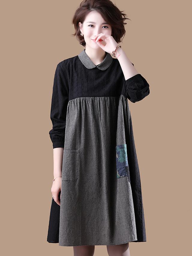 水桶腰的女人别穿紧身衣，试试这大码连衣裙，显瘦又好看，贼美