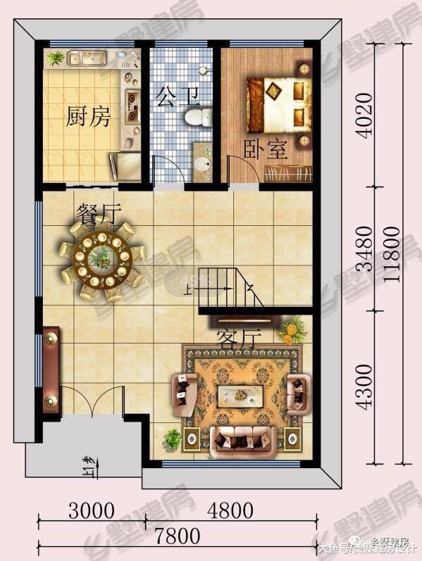 8X12农村四层小别墅，占地不足100平，却自带豪华即视感！