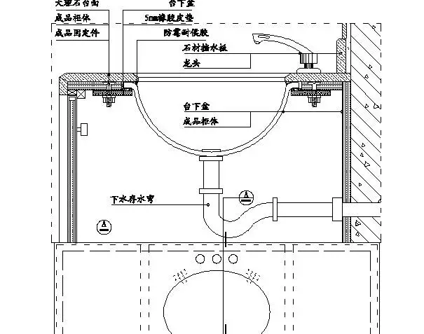 精装修工程细部节点构造施工示意图