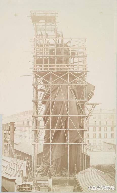 自由女神像是这样建成的，看百年前人们是如何建造这样的大工程