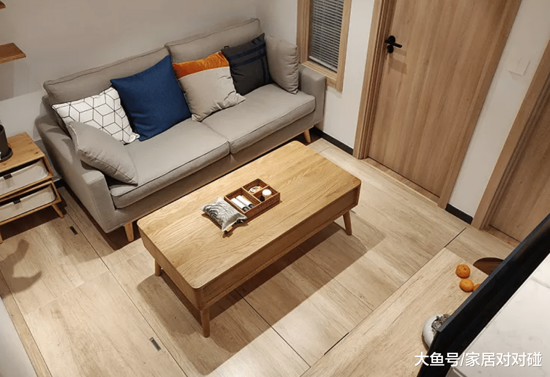 45㎡小宅，還有獨立玄關，裝成兩室一廳不擁擠！全屋處處是亮點！