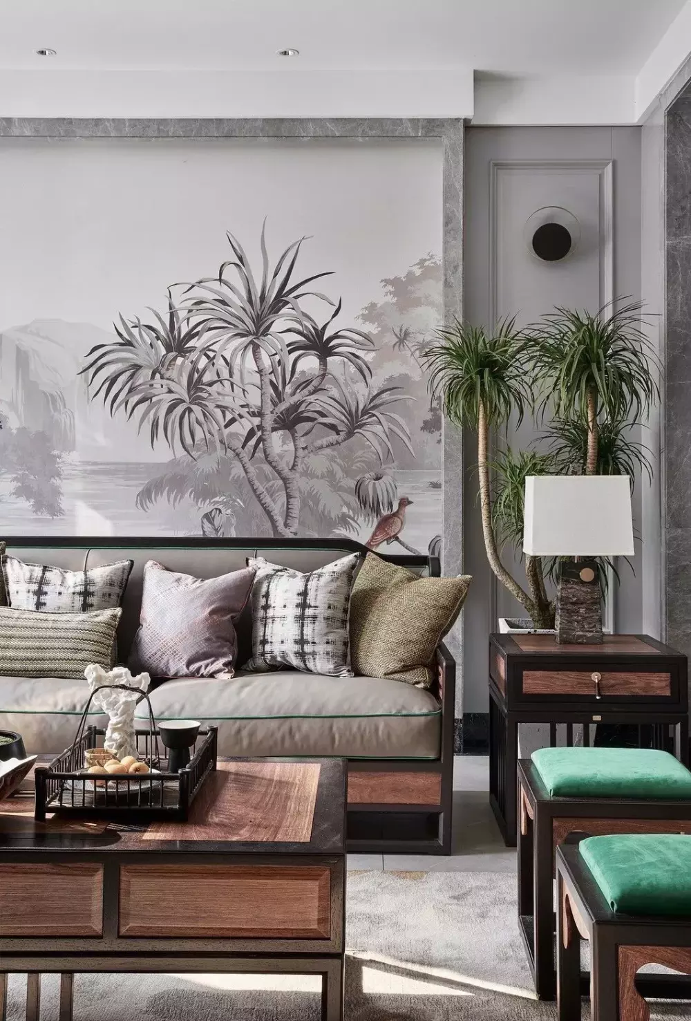 450m2新中式，山水之前书写风流雅韵