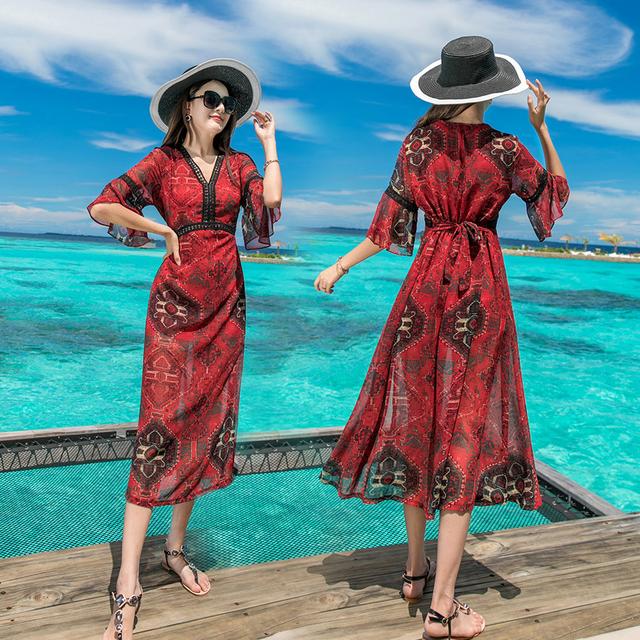 足足找了7天，终于找到“波西米亚”春裙，出游穿，显高级女人味