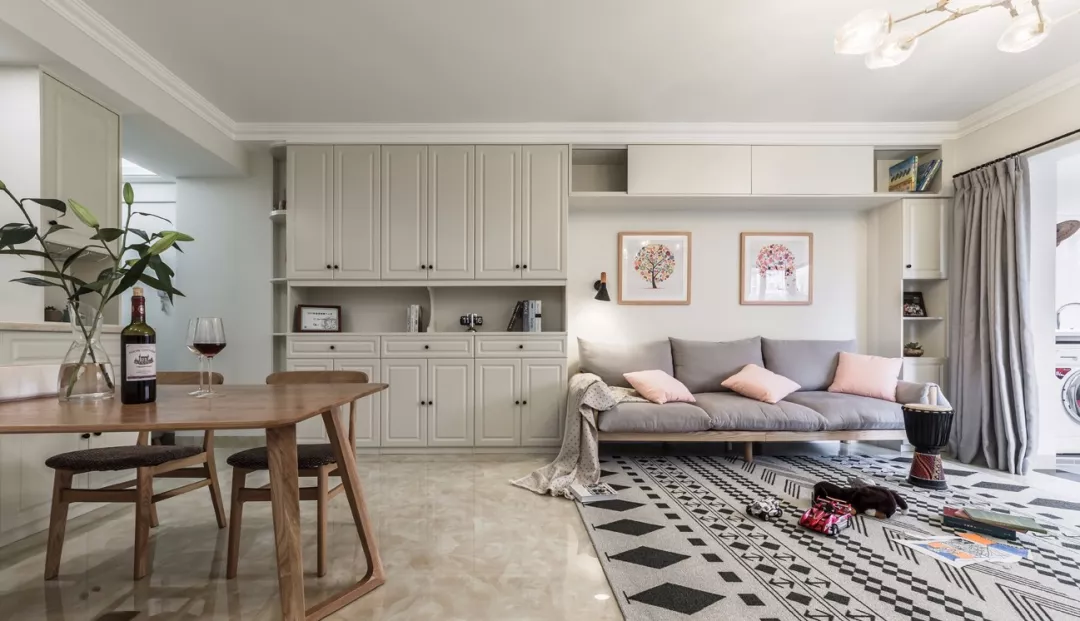 104平现代简约装修，家住起来就这样简单舒适就很好