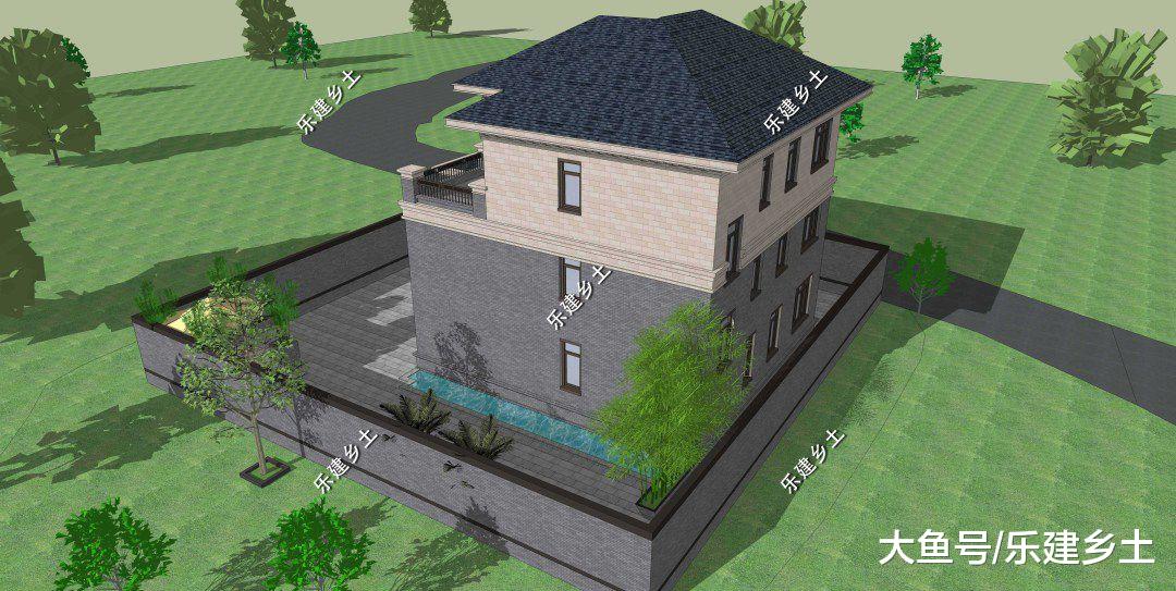 广东佛山三层别墅设计，沉稳大气，方正舒适！