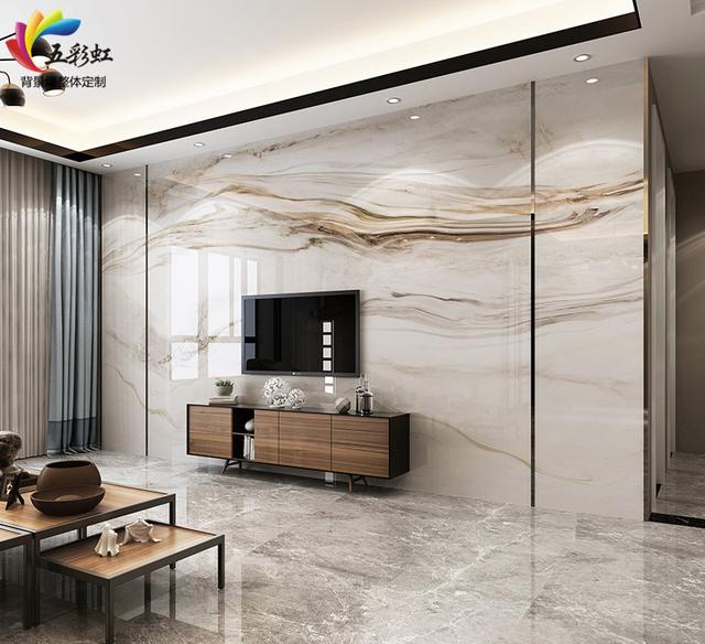 光中有影，岁月有你，9款微晶石电视背景墙设计造型！