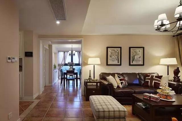 现代美式三居装修，简单大方的格调设计，玄关柜也是超漂亮的！