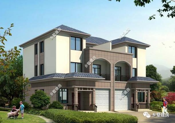 让家庭更加和谐的户型, 两户一楼的别墅, 农村最实用!