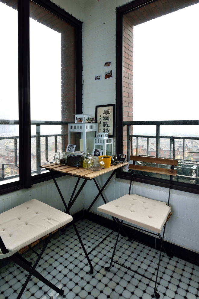 进门就是餐厅的三居室，清新浪漫美式风装修，这设计真可以借鉴！