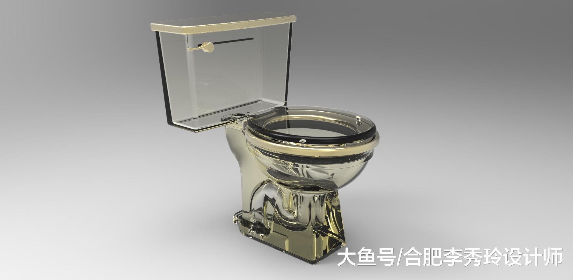 家里装个透明玻璃马桶, 管道疏通方便, 时尚新颖, 朋友都夸档次高!