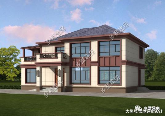 二层新中式小楼，更加坚定，回家乡建别墅的心！