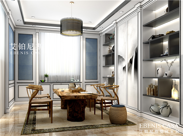 新中式家居风格：茶室也轻奢