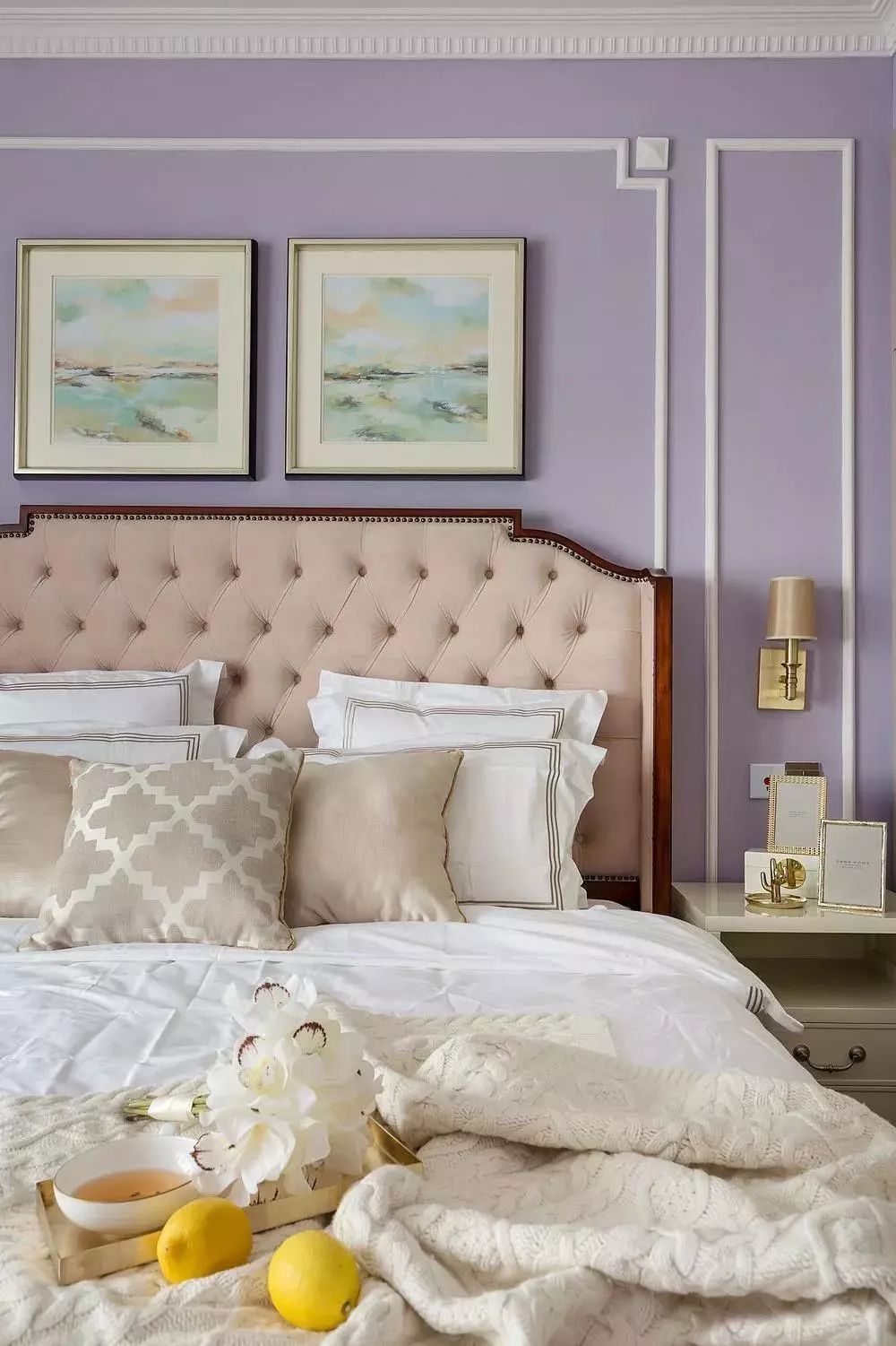 130㎡轻奢美式风，清新又时尚，客厅美成一道风景！