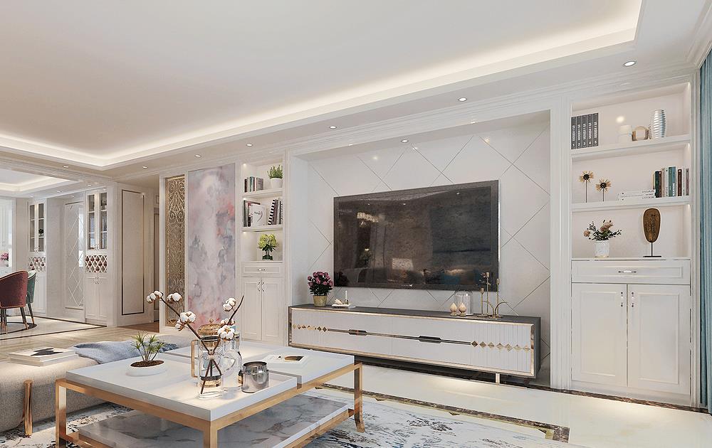 150平米现代欧式风格，玄关设计舒适大气-上品美舍