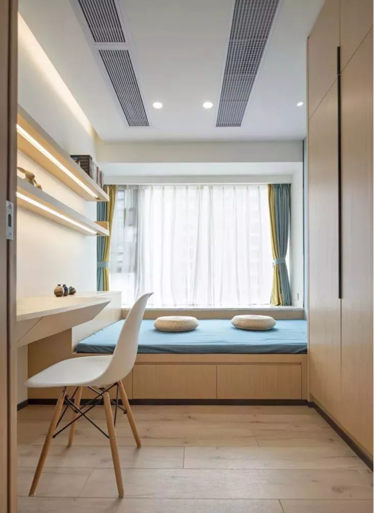 140平三居室，全屋不装主灯，太简洁漂亮了，效果真不错！