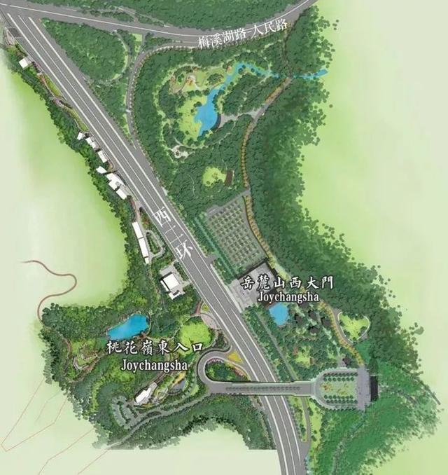 下月底！梅溪湖吹风、岳麓山览长沙…岳麓山西大门将启动主体建设