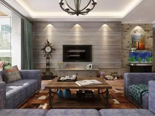 3分靠硬装7分靠软装，这些电视墙简约又好看