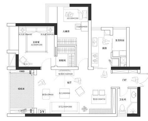 15万包家具的装修，看到阳台后，亲戚狂夸我聪明