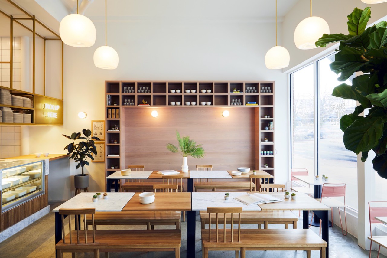 遇上粉红色系的餐厅设计，邂逅独具美感的用餐空间！