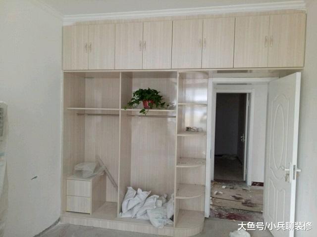 新房柜子全现打，现场实拍图，做成通天柜后我后悔莫及！