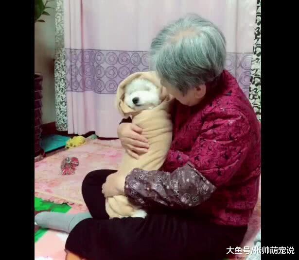男子下班回到家，母亲却抱着狗狗，看到她的笑容男子忍不住落泪！
