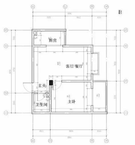 剩男为相亲买54㎡小户型，客厅缩小两倍，硬把一居室改造两室一厅！