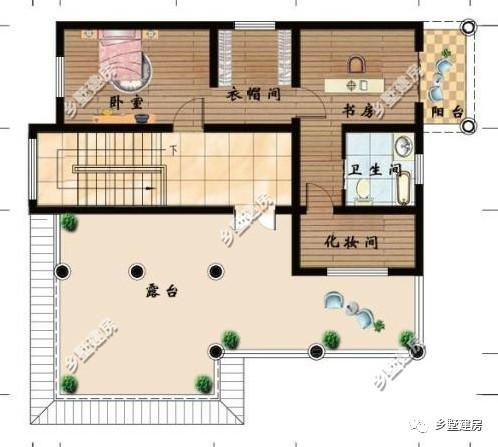 農村自建三層別墅，占地120平，好看大氣，鄰居都夸好！