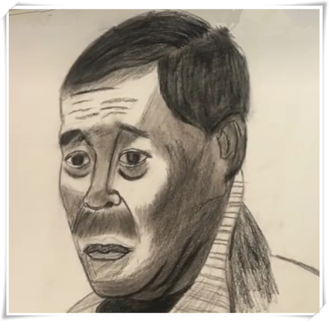 美术生考试画“赵本山”，从王者到青铜，看到最后：估计要凉