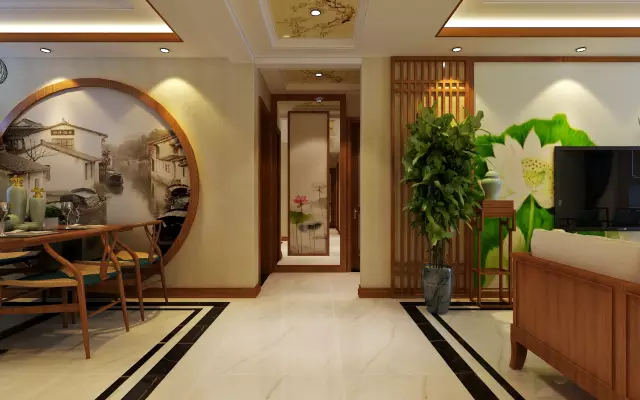 清新优雅！158㎡闲适新中式，一看就知道主人很有品味！