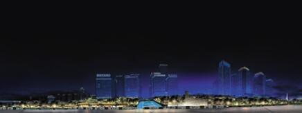 买了弹子石江景房的赚到了！对面的江北嘴要建景观照明