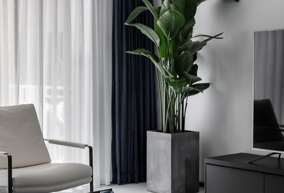 130平现代简约装修 用机理与色彩去柔化空间