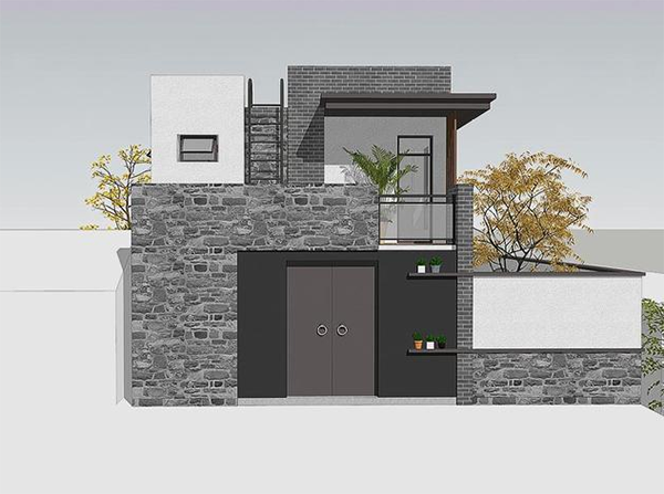 占地減半大氣翻倍！80平現代簡約別墅還帶院子，神仙戶型沒人反對吧