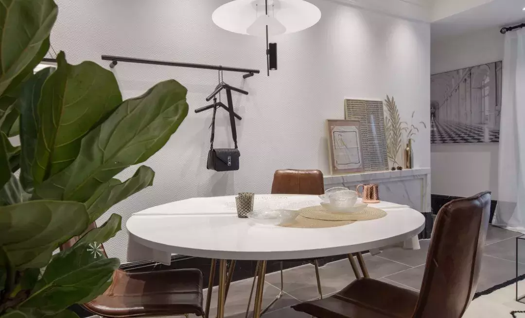 87㎡简约北欧2室2厅，