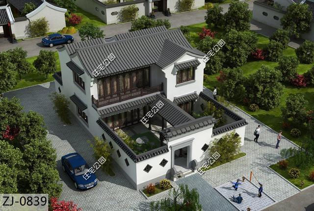 2018年度超受欢迎的7套农村新中式户型, 第7套25万就能建