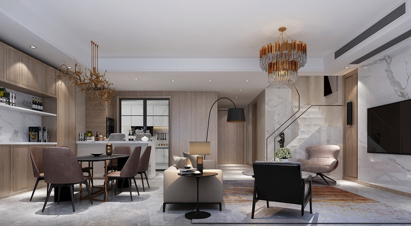 姑苏铭著现代轻奢装修案例赏析