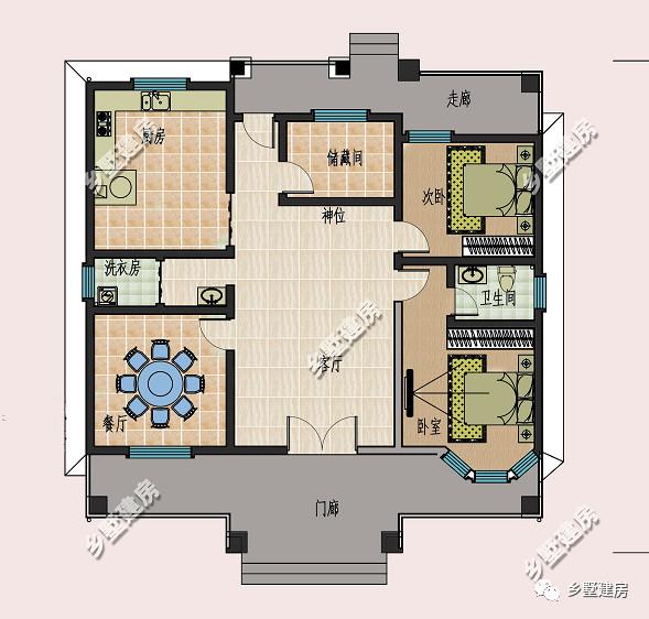 新农村自建别墅最佳户型, 精选前6名, 第1到底有多漂亮?