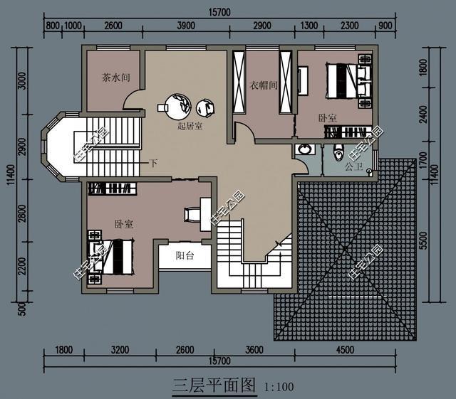 占地125平米的农村别墅, 该如何设计才好? 还要5室4厅带独立书房